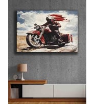 Koç stüdyo Modern tasarım kanvas tablo 50x70 (Çok Renkli)