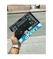 MOTORSİKLET PLAKALIK KEN LAZER KESİM PLEKSİ 15*24cm