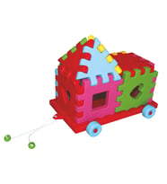 King Kids Arabalı Puzzle 12 Parça