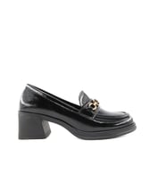 Miss Park Moda 386 k1464 Loafer Siyah Rugan Kadın Günlük Ayakkabı