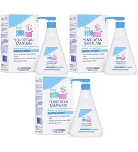 Sebamed Bebek Şampuanı 500ML Pompalı (Yenidoğanlar İçin) (3 Lü Set)