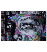 Cakatablo Grafiti Gözler Sokak Sanatı Görsel MDF Tablo