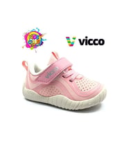 Vicco Yaomi Kauçuk Kaymaz Taban Ortapedik Bebe Sneaker PUDRA