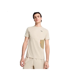 Puma Pumatech Pocket Tee Erkek Günlük Tişört 62967368 Bej