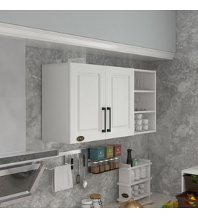 Kenzlife hazır mutfak dolabı maydanoz90 byz mod1 90*120*32 mebran kapak suntalam gövde (Karışık)