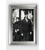 Gümüş Çerçeveli Atatürk Tablo a704