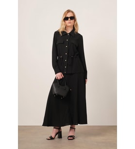 FTZ Women Kadın Melise Crep Takım Siyah 31172