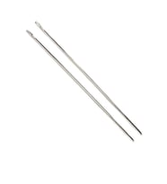 4 No 1,3 Mm 8 Cm Çuvaldız Saraç El Dikiş Iğnesi (Gri)