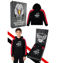 BEŞİKTAŞ ÇOCUK KAPÜŞONLU SWEATSHIRT UV KUTU HEDİYELİ