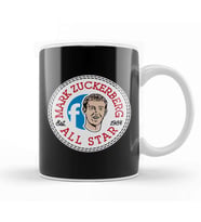 Facebook Mark Zuckerberg All Star Converse Logo Kupa Bardak Porselen