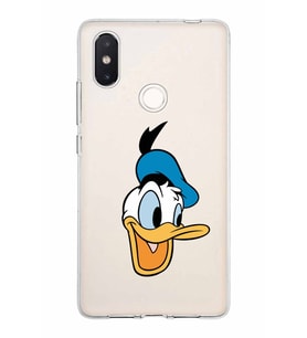 Xiaomi Mi 8 Se Uyumlu Kapak Donald Duck Tasarımlı Şeffaf Silikon Kılıf