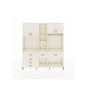 Arges Gardrop 11 Raflı 6 Çekmeceli 4 Kapaklı 220x30x243 Aytaşı-Aytaşı