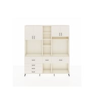 Arges Gardrop 11 Raflı 6 Çekmeceli 4 Kapaklı 220x30x243 Aytaşı-Aytaşı