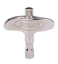 Evans DADK Manyetik Uçlu Mıknatıslı Davul Akort Anahtarı (Aksesuar)  Metal Gövde, Vidanın Düşmesini Önleyen Manyetik Sistem ve Ergonomik Tutuş