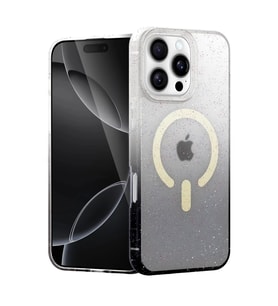 Newface Apple iPhone 16 Pro Max Pummel Shiny Magsafe Kapak - Siyah