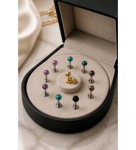 Monalisa Home Çelik 9 Adet Tragus Pirsıng
