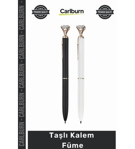 Özel Üretim Lüks Şık Kristal Detaylı Metal Ofis Hediye Kurumsal Tasarım Ergonomik Yazım Taşlı Kalem