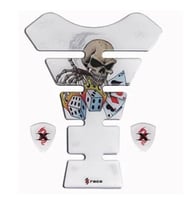 Xrace TX 02 Gambit Skull Gaz Yakıt Tankı Depo Koruyucu Kuru Kafalı Tankped