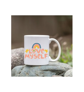 Kendimi Seviyorum Bardağı - I Love Myself Glass (Standart)