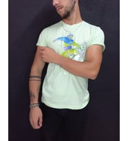 Çay Yeşili - Basic T-shirt