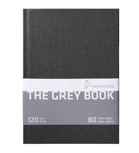 Hahnemühle The Grey Book Sert Kapak Defter 120 gr. A4 