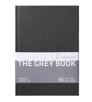 Hahnemühle The Grey Book Sert Kapak Defter 120 gr. A4 
