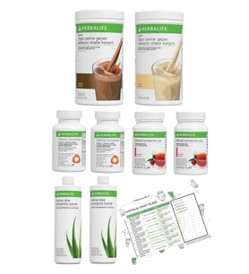 2'li Eko Set 2 Ahududu Shake + 2 Şeftali Çay + 2 Thermo + 2 Aloe Vera + Diyet Listesi Hediye