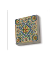 İtalyan Deseni Baskılı Taş Magnet 5X5
