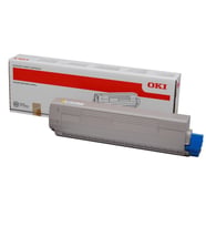 OKI 44844613 SARI ORJINAL TONER / C822 / 7.300 SAYFA