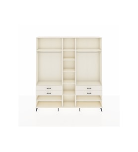Arges Gardrop 11 Raflı 4 Çekmeceli 2 Askılı 220x30x243 Aytaşı-Aytaşı