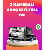 Çift Ve Üçlü Lens Seçeneği İle Tüm Açılardan Kayıt Yapan Araç Kamerası