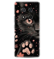 Honor Magic 7 Lite Kılıf Boutique Baskılı Resimli Kara Kedi Pcode -085