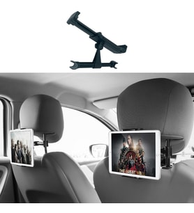 Oto Koltuk Arkası Telefon Tablet Tutucu Ayarlanabilir 360 Derece Dönebilen Pratik Stand