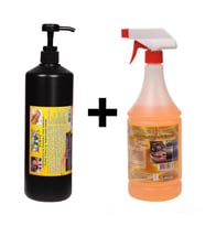 Ponza'lı (Talaşlı) El Temizleme Kremi ( Sabunu ) 1 kg & Susuz Motor Temizleyici 1 Litre