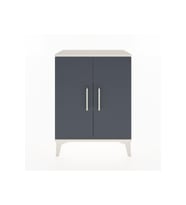Arges Komodin 2 Raflı 2 Kapaklı 60x30x80 Aytaşı-Antrasit