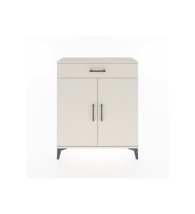Arges Şifonyer Tek Raflı Tek Çekmeceli 2 Kapaklı 88x30x106 Aytaşı-Aytaşı