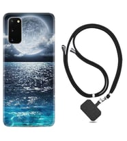 Samsung A02S A03S A10 A12 A13 A21S A22 Kılıf Boyun Askılı Silikon Great Moon 1301