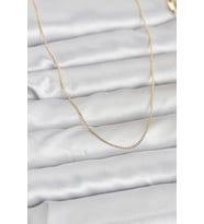 Mey İthalat® CM 14K Renk İnce Top Zincirli 60 cm Kadın Kolye