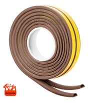 Kahve Kapı Bandı Pencere Bantı Fitili - 20 mt (20X2=40MT)