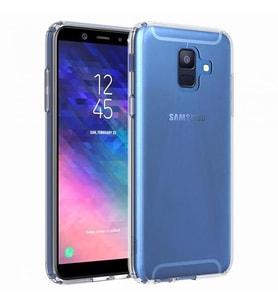 Buff Galaxy A6 2018 ile Uyumlu Air Hybrid Kılıf Crystal Clear