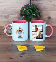 Bilgisayar Öğretmeni Kupa Bardak Pembe Fotoğraflı Öğretmenler Günü Hediyesi