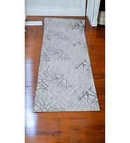 ElifÇe Home 120 x 150 cm GRİ - Kaymaz Tabanlı, Dekoratif ve Yıkanabilir