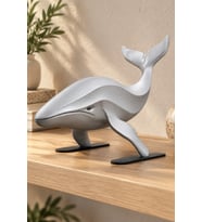 Balina Dekoratif Biblo - 22cm Büyük Boy