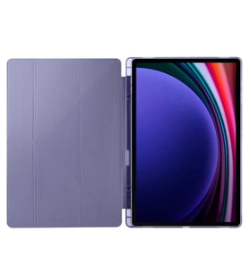 Galaxy Tab S9 Ultra Kılıf Kalem Bölmeli Standlı Smart Cover (Mor)