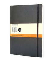 Moleskine Yumuşak Kapak Defter Siyah (Çizgili - 19x25)