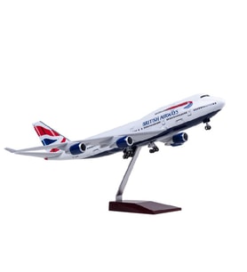 HEDİYELİK-MAKET UÇAKLAR-BRITISH-ÖLÇEK : 1:160 47 CM-JB747BRITISH