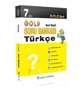 Mutlu Yayınları 7. Sınıf Türkçe Gold Yeni Nesil Soru Bankası