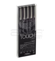 Touch Liner Teknik Çizim Kalemi 5li Set Siyah SH4100005