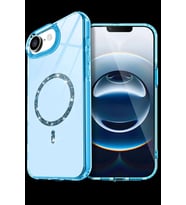 iPhone 16E Live Diamond Magsafe Kapak - Mavi