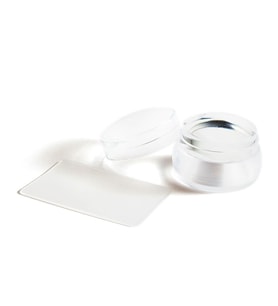 Profesyonel Silikon Stampa Kapaklı Set – 3 Parça